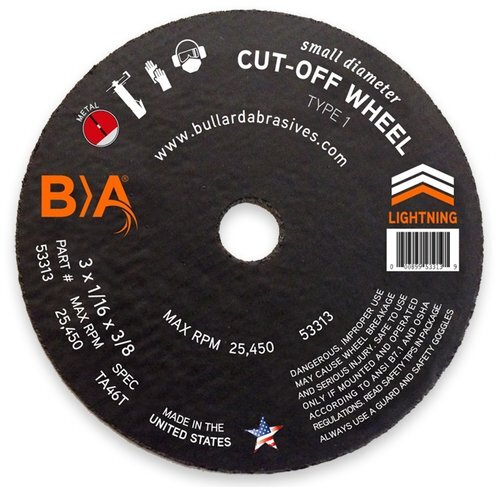 Cut Off Wheel 3 X 3/32 X 3/8 X Type 1