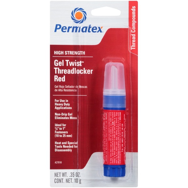 Red Thread Locker Gel Tube