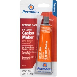 Sensor-Safe High-Temp RTV Silicone Gasket 3 oz Tube