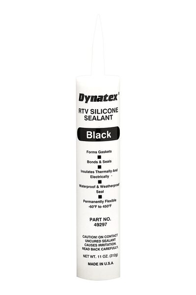 Black Silicone Sealant 11 oz Tube