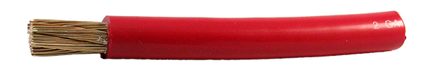 Battery Starter Cable 2 ga Red  100'