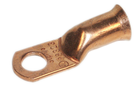 Copper Battery Lug 2 ga X 1/4