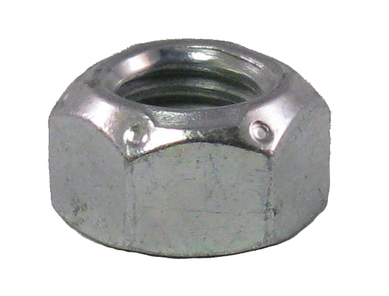 Gr C All Metal Lock Nut 1 1/4-7 Zinc