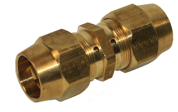 Brass Rubber Air Brake Hose Mender 1/2" Hose