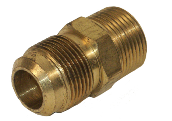 Brass SAE 45Deg Flare Male Connector 3/8" Tube 3/4" Pipe 48X6X12