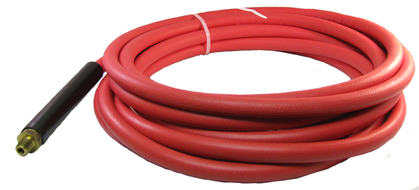 Red Rubber Shop Hose 3/8 X 25'