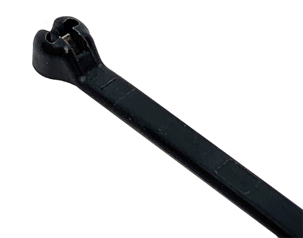 Metal Tab Cable Tie 7" 50 lb Black
