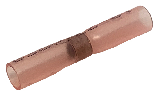 Solder Heat Shrink Red Butt Connector 18-20