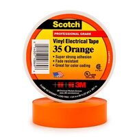 3M Colored Electrical Tape 35 3/4 X 66' Orange