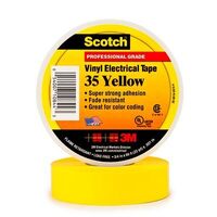 3M Colored Electrical Tape 35 3/4 X 66' Yellow
