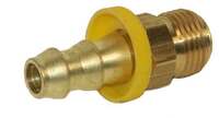 Brass Barb Tite Inverted Male Swivel 1/4" Hose 1/4" Tube