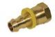 Brass Barb Tite JIC Swivel 1/4" Hose 1/4" Tube