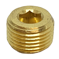 Brass Allen Head Plug 1/2"