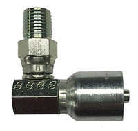 NPTF Male Swivel 90? 1/4 Hose 1/4 Pipe