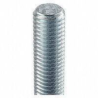 Gr 2 Threaded Rod 1020 Steel 5/8-11 X 3' Zinc