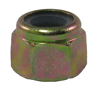 Gr 8 Nylon Lock Nut 1/4-20 Zinc Yellow