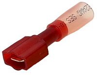 Heat Shrink Red Insulated Male Quick Slide 22-18 Wire .250 Tab