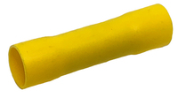 Large Gauge Butt Connector Yellow 4 ga