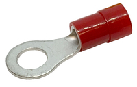 Large Gauge Ring Terminal Red 8 ga