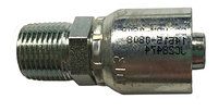 NPTF Male Crimp Fitting 1 Hose 3/4 Pipe