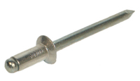 Countersunk Pop Rivet AAC 4-4 1/8 dia .188-.250 grip Alum / Alum