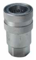 ISO A Poppet Style Coupler 3/4 Body 3/4 Port NPT Thread