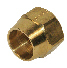 Brass Rubber Air Brake Nut 1/2" Hose