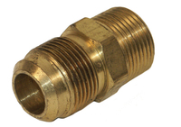 Brass SAE 45Deg Flare Male Connector 1/2" Tube 1/2" Pipe 48X8X8
