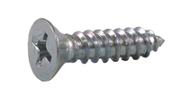 Sheet Metal Screw Phillips Flat Head #8 X 1 1/2 Zinc