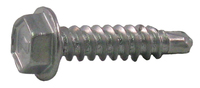 Hex Washer Head Tek Screws #12 X 2 Zinc