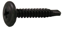 Phillips Round Washer Head Tek Screws #10 X 1 Black