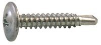 Phillips Round Washer Head Tek Screws #8 X 1 Zinc