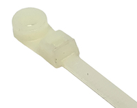 Wire Tie with Mounting Hole 7.50? 50 lb White (Natural)