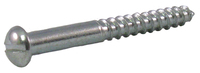 Slotted Round Head Wood Screws #6 X 3/4 Zinc